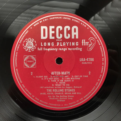 The Rolling Stones : Aftermath (LP, Album, Mono)