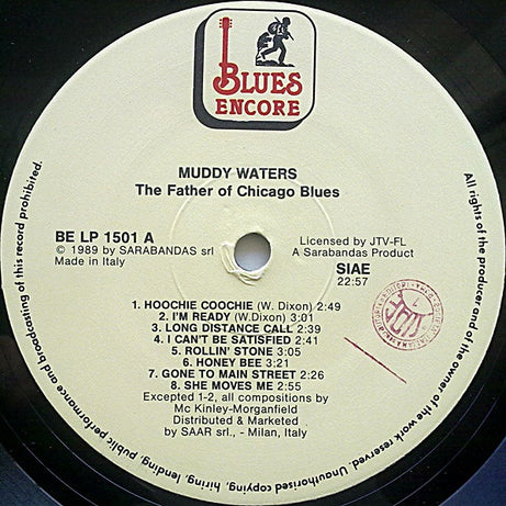 Muddy Waters : The Father Of Chicago Blues (Rollin' Stone) (LP, Comp)