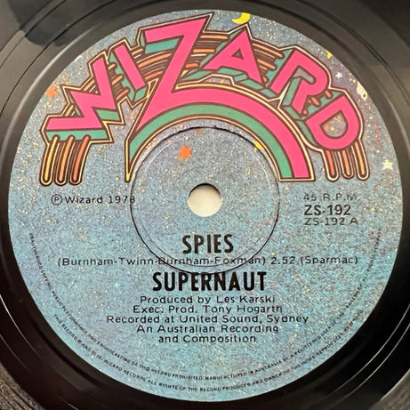Supernaut (3) : Spies / Misfits (7", Single)
