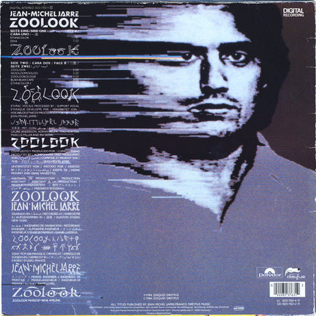 Jean-Michel Jarre : Zoolook (LP, Album)