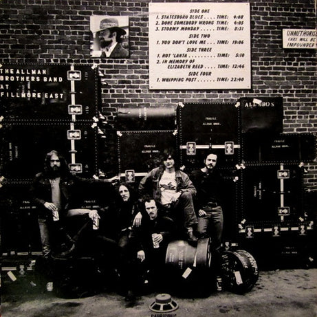 The Allman Brothers Band : The Allman Brothers Band At Fillmore East (2xLP, Album, VSR)