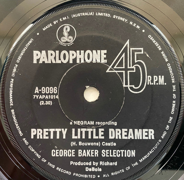 George Baker Selection : Little Green Bag (7", Single)