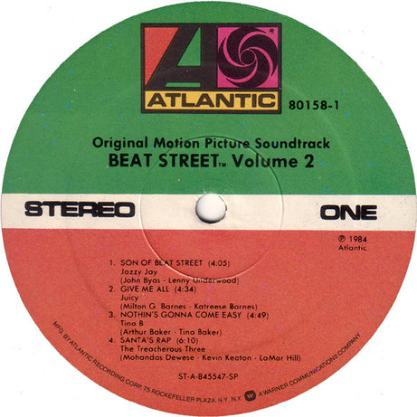 Various : Beat Street (Original Motion Picture Soundtrack Volume 2) (LP, Comp, SP )