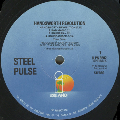 Steel Pulse : Handsworth Revolution (LP, Album, Gat)