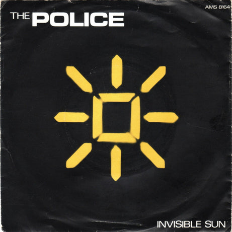 The Police : Invisible Sun (7", Single, M/Print)
