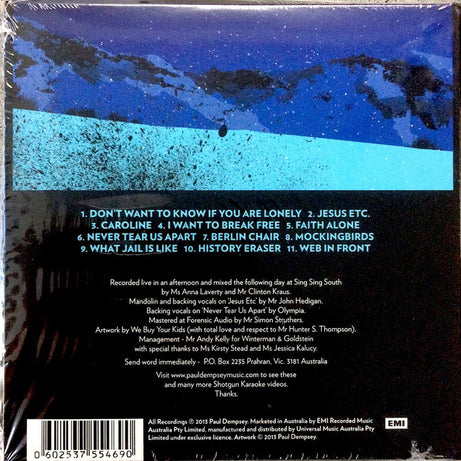 Paul Dempsey (2) : Shotgun Karaoke (CD, Album)