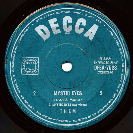 Them (3) : Mystic Eyes (7", EP)