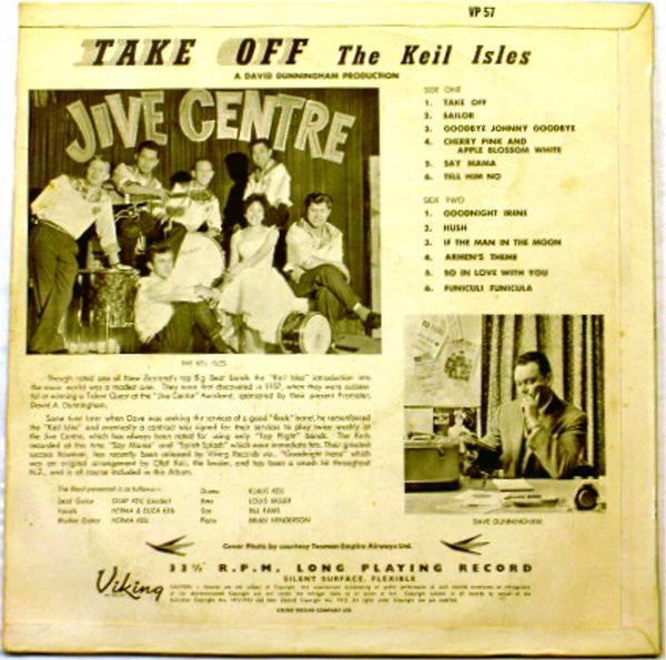 The Keil Isles : Take Off (LP, Album)