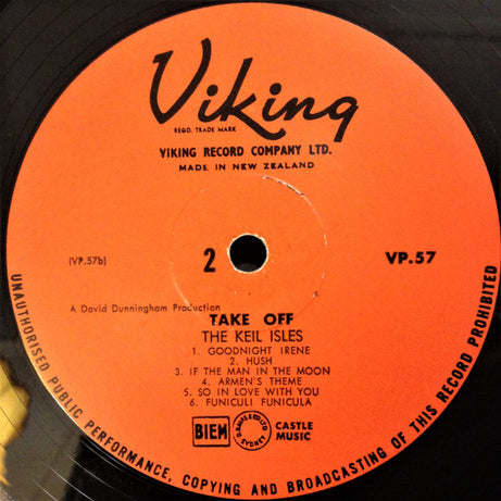 The Keil Isles : Take Off (LP, Album)
