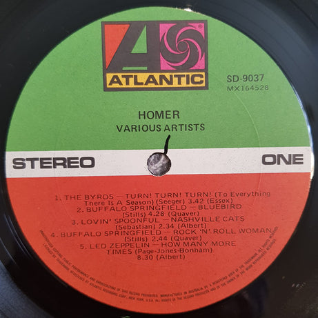 Various : Original Motion Picture Sound Track "Homer" (LP, Album)