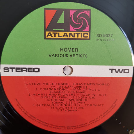 Various : Original Motion Picture Sound Track "Homer" (LP, Album)