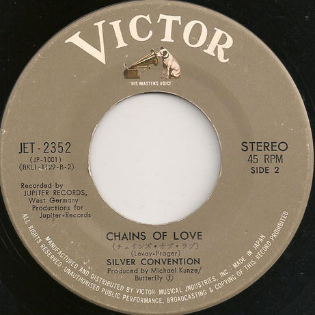Silver Convention : Fly, Robin, Fly / Chains Of Love (7", Single)