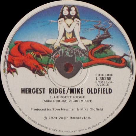 Mike Oldfield : Hergest Ridge (LP, Album)