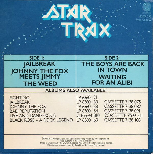 Thin Lizzy : Star Trax (7", EP)