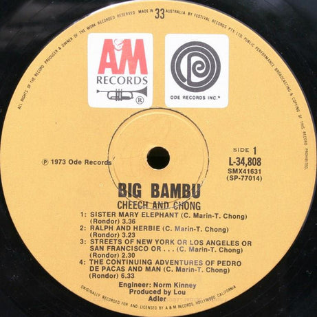 Cheech & Chong : Big Bambú (LP, Album)