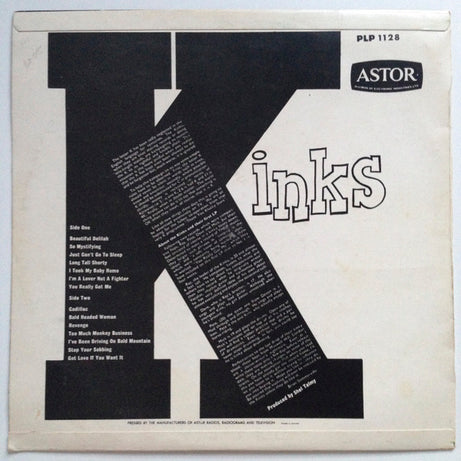 The Kinks : Kinks (LP, Album, Mono)