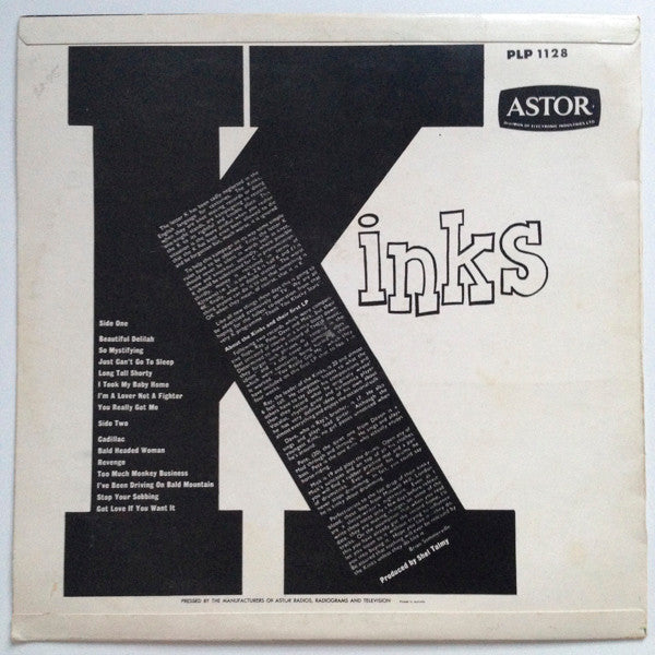 The Kinks : Kinks (LP, Album, Mono)