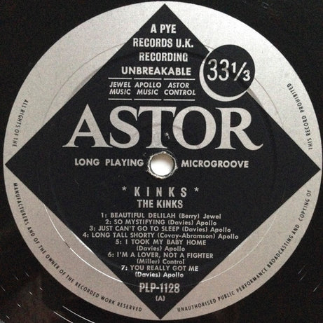 The Kinks : Kinks (LP, Album, Mono)