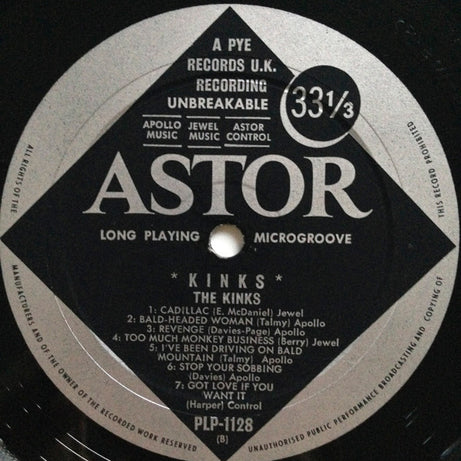 The Kinks : Kinks (LP, Album, Mono)