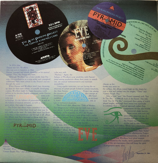 The Alan Parsons Project : The Best Of The Alan Parsons Project (LP, Comp)
