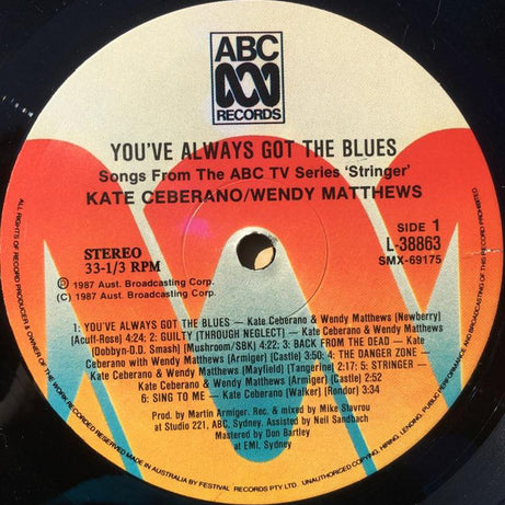 Kate Ceberano / Wendy Matthews : You've Always Got The Blues (LP, Album)
