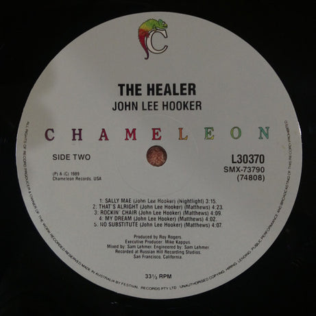 John Lee Hooker : The Healer (LP, Album)