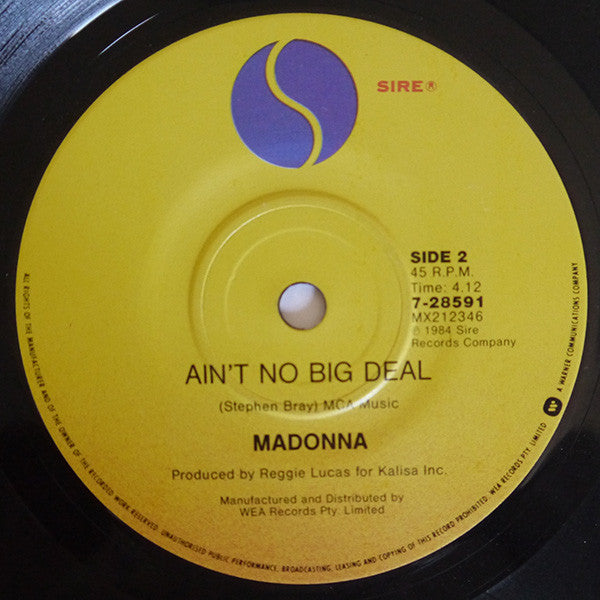 Madonna : True Blue (7", Single)