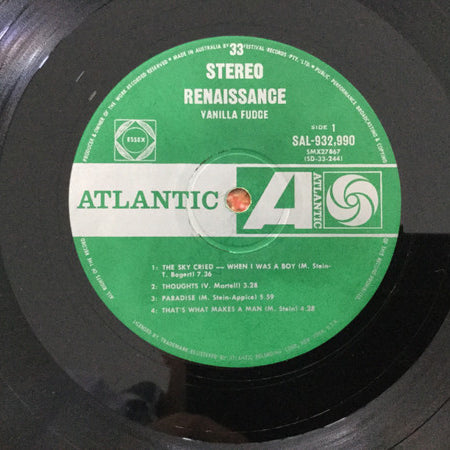 Vanilla Fudge : Renaissance (LP, Album)