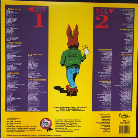 Jive Bunny And The Mastermixers : It's Party Time (LP, Album)