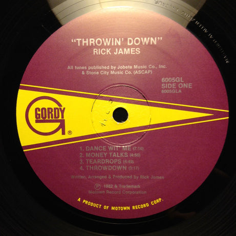 Rick James : Throwin' Down (LP, Album)