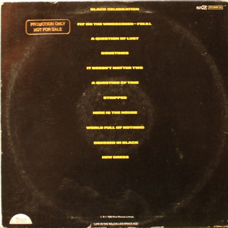 Depeche Mode : Black Celebration (LP, Album, Promo)