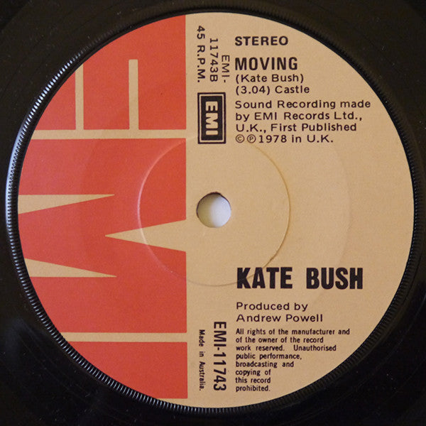Kate Bush : The Man With The Child In His Eyes (7", Single)