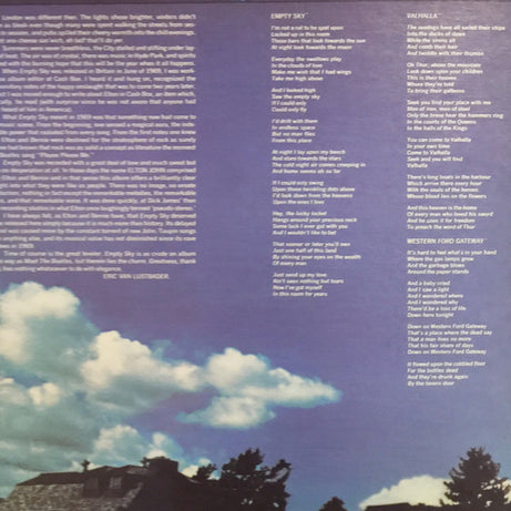 Elton John : Empty Sky (LP, Album, RE)