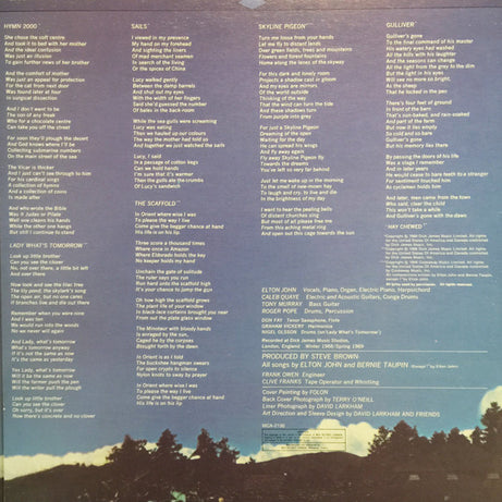 Elton John : Empty Sky (LP, Album, RE)