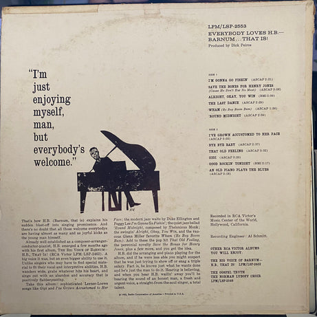 H.B. Barnum : Everybody Loves H. B. (LP)