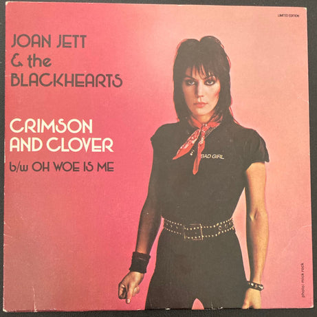 Joan Jett & The Blackhearts : Crimson And Clover (7")
