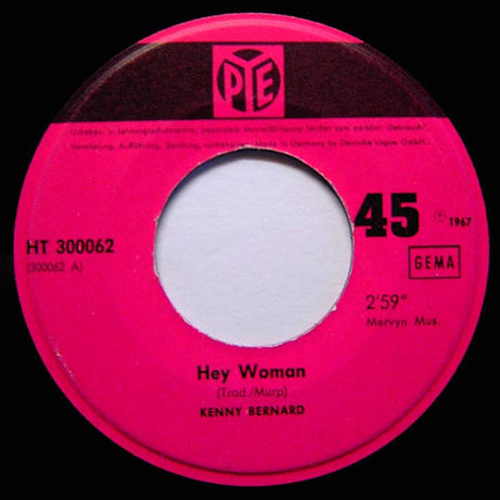 Kenny Bernard : Hey Woman (7")