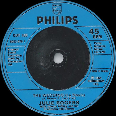 Julie Rogers, Sarah Vaughan & Billy Eckstein* : The Wedding / Passing Strangers (7")