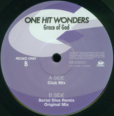 One Hit Wonders (2) : Grace Of God (12", Promo)