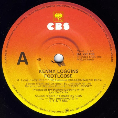 Kenny Loggins : Footloose (7", Single)