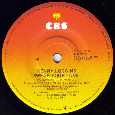 Kenny Loggins : Footloose (7", Single)