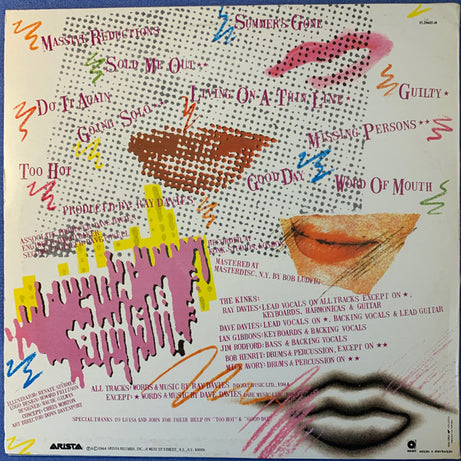 The Kinks : Word Of Mouth  (LP, Album)