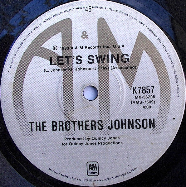 The Brothers Johnson* : Stomp (Edited Version) (7", Single)