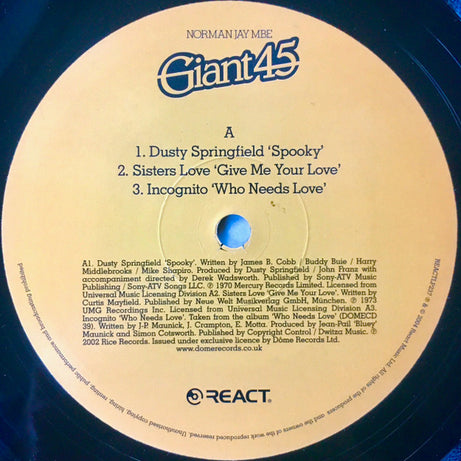 Norman Jay : Giant 45 (3xLP, Comp)