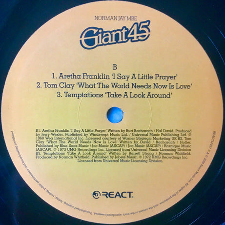 Norman Jay : Giant 45 (3xLP, Comp)