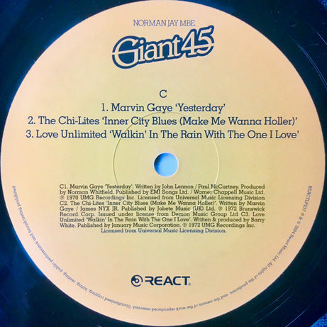 Norman Jay : Giant 45 (3xLP, Comp)