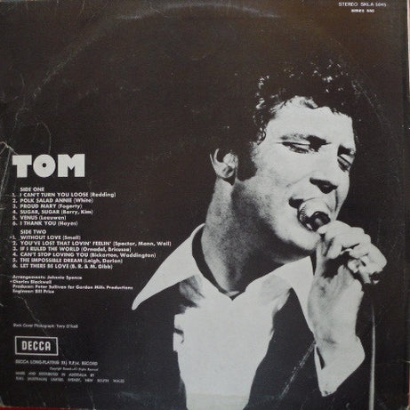 Tom Jones : Tom (LP, Album)
