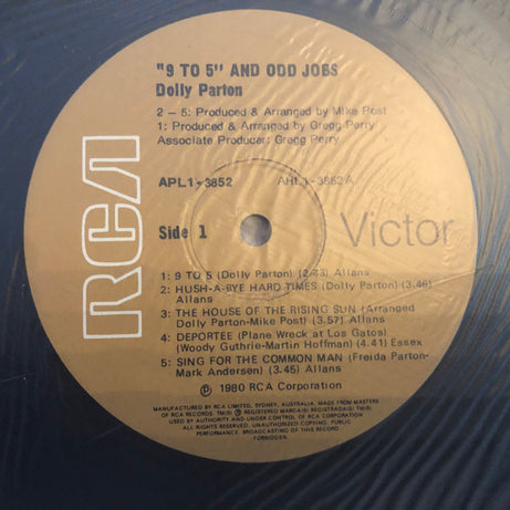 Dolly Parton : 9 To 5 And Odd Jobs (LP, Album)