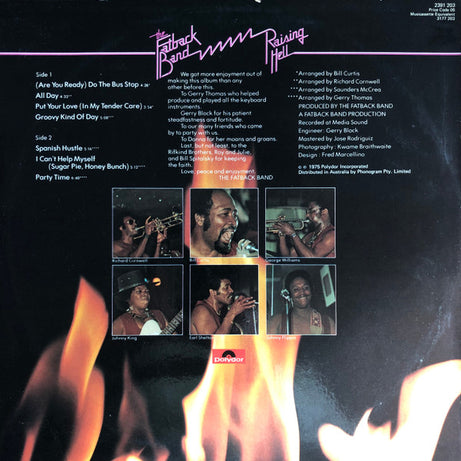 The Fatback Band : Raising Hell (LP, Album)