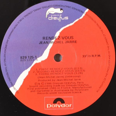 Jean-Michel Jarre : Rendez-Vous (LP, Album)